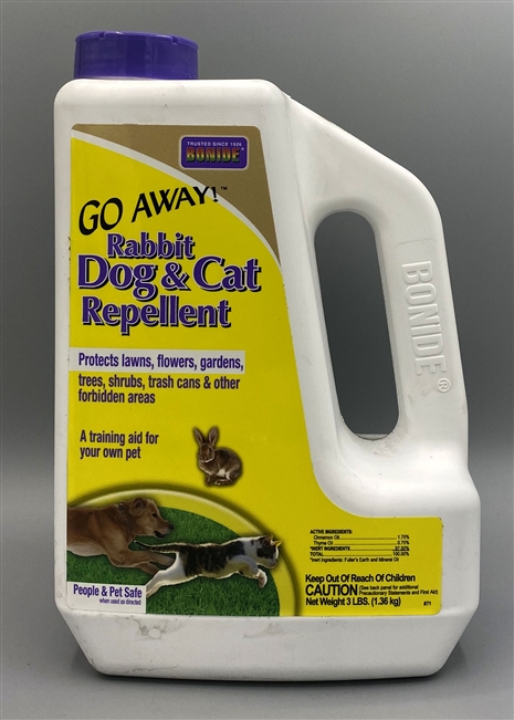 Rabbit 3 LB Dog & Cat Repellent Granules Bonide Go Away 